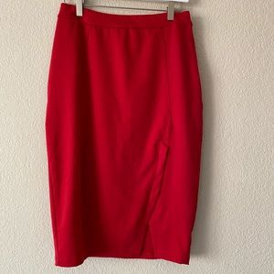 The Limited Red Skirt